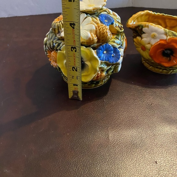 Vintage cream & sugar set - Picture 11 of 16